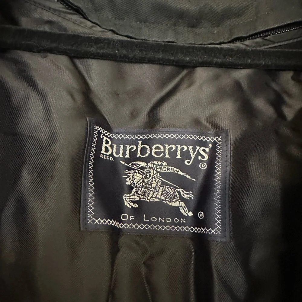 Size 8 XX-Long Burberry Black Trench Coat for Men (Read Description) - Picture 4 of 11